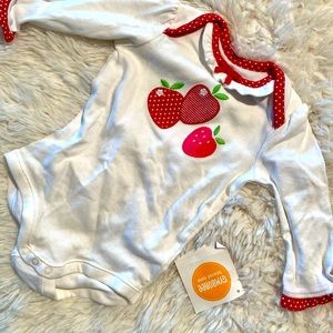 NWT Gymboree Baby Girl’s Strawberry Onesie